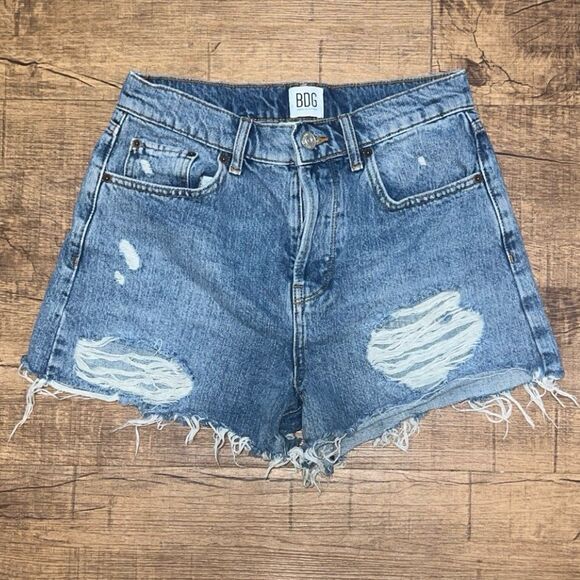 BDG Pax Jean denim distressed shorts - Picture 3 of 5